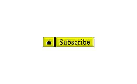 Black And Yellow Youtube Subscribe Button Png Ytaccessories