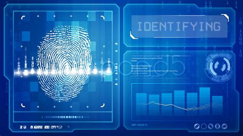 Fingerprint Scan Blue Stock Footage By Hooverphonic Biometrics