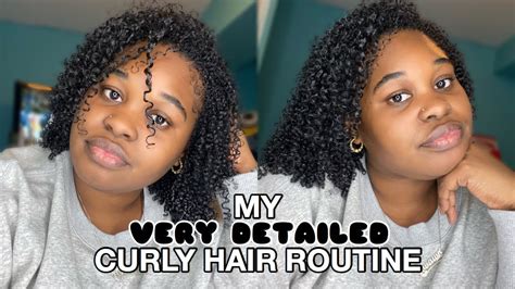 My Updated Curly Hair Routine Super Defined And Frizz Free C A
