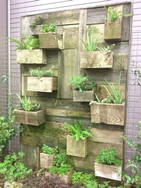 Diy Vegetable Garden And Patio Vertical House Design With Wall Mounted