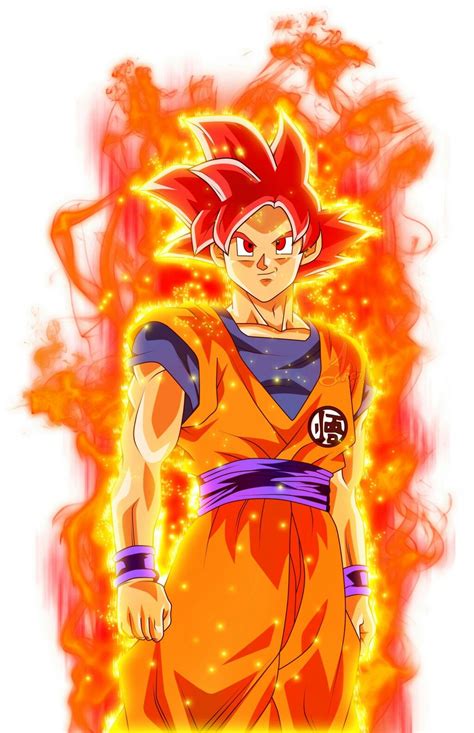 Goku Super Saiyan God Personajes De Dragon Ball Dibujo De Goku Dibujos