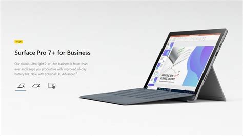 Microsoft Surface Pro 7 With Intel Tiger Lake Cpus Removable Ssd And