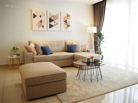 Contemporary Minimalistic Living Room Modern Minimal Condo Cheras