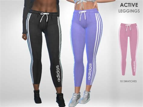 The Sims 4 Active Leggings By Puresim Best Sims Mods