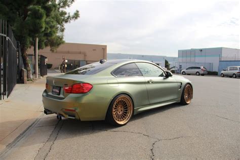 Stunner Matte Gold Starlight Bmw M4