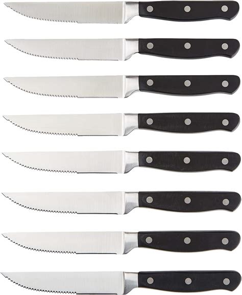 To help you find the best kitchen knife set for your everyday needs, we have put together a comprehensive guide and done all the hard research for you. AmazonBasics Premium 8-Piece Kitchen Steak Knife Set ...