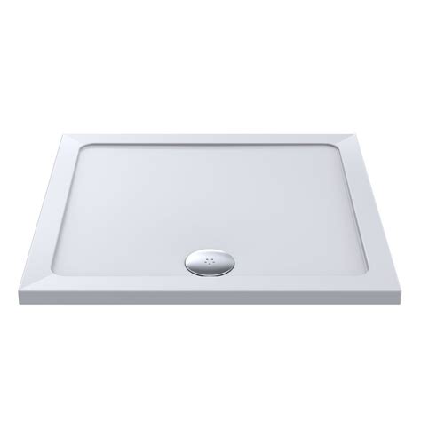 White Square Stone Resin Shower Tray 850 X 800 X 40mm NTP116