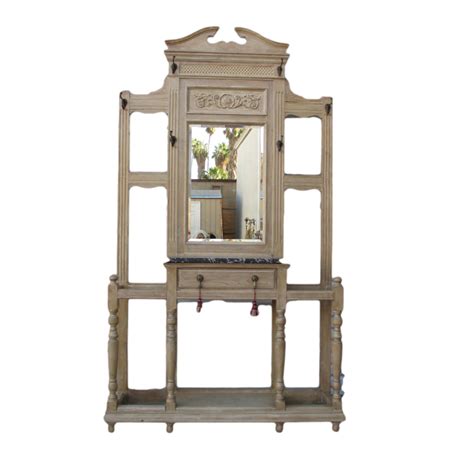 Antique Hall Tree With Mirror Shabby Chic Antique Furniture Antique