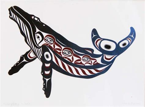 Humpback Whale Canadian Indigenous Art Inc