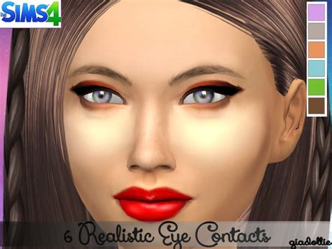 6 Realistic Eye Contacts At Tsr Sims 4 Updates