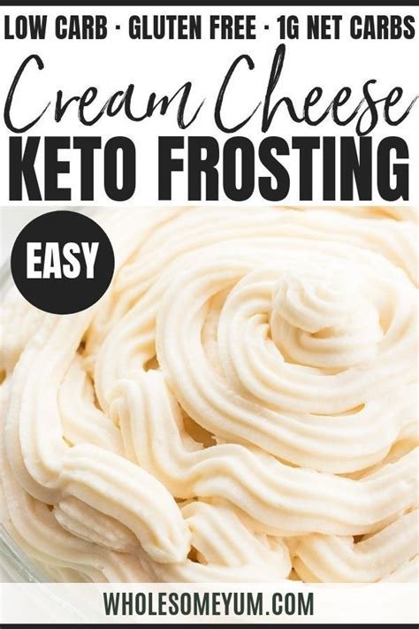 Low Carb Keto Cream Cheese Frosting Without Powdered Sugar Do You