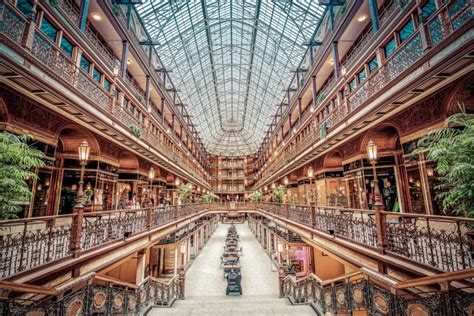 The History Of The Arcade Mall In Cleveland Ohio