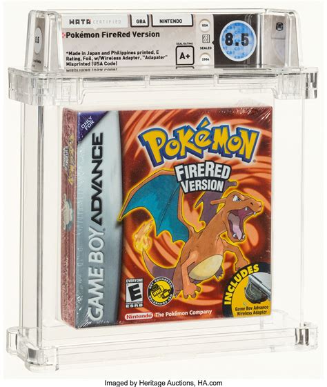 Pokémon Firered Version For Nintendo Gba For Auction At Heritage