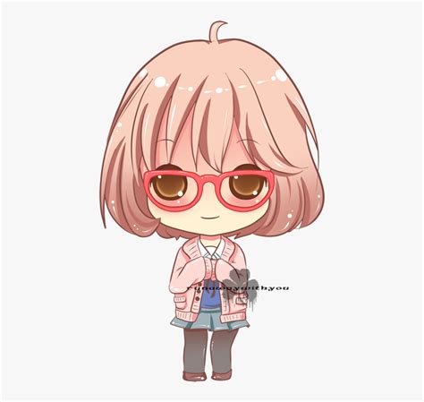 Anime Chibi Png Chibi Girl With Glasses Transparent Png