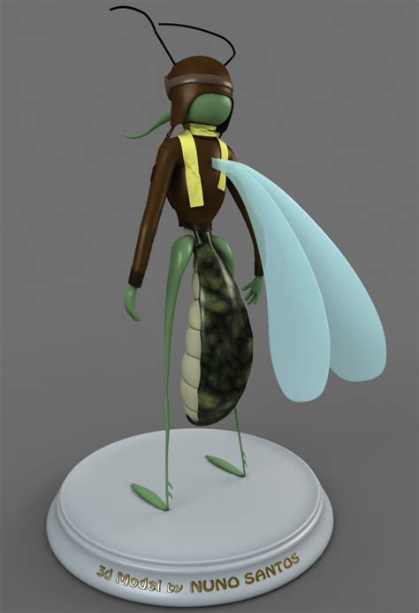 Mosquito Character Nunosantos3d