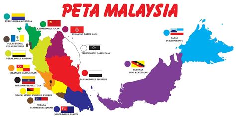 Imej bendera malaysia berbagai bentuk genius kids zone ini. Sh Yn Design: Peta Malaysia