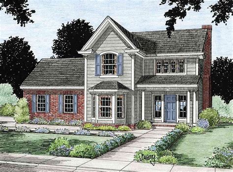 Plan 40081wm Traditional Home Plan With Second Floor Master Suite