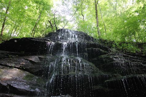 Fall Hollow Falls Unique Stop Along The Natchez Trace Offers Brief