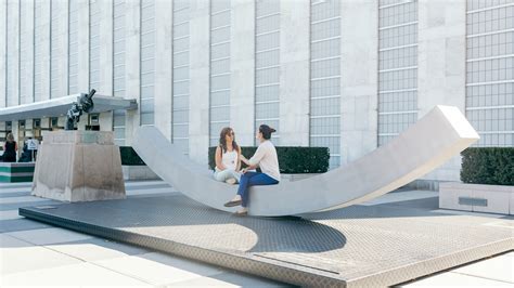 Snøhetta Creates Peace Monument At The United Nations Headquarters In