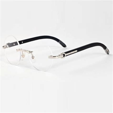 Vazrobe Round Glasses Frame Men Brand Wood Eyeglasses Man Gold Silver