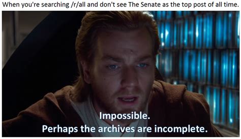 When You Re Search R All And Don T See The Senate As The Top Post Of