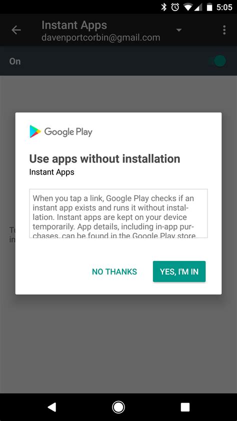 Tap any app to see more details on its usage. Any developer can now make Instant Apps for Android