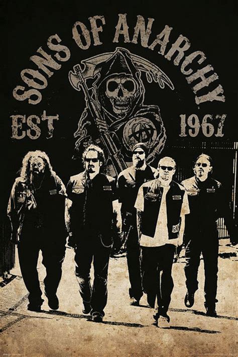 Sons Of Anarchy Reaper Crew Poster Sold At