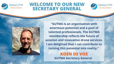 Koen De Vos Takes Up New Role As Secretary General Of The Global Utm Association Gutma
