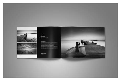 Photography Portfolio Template On Yellow Images Creative Store