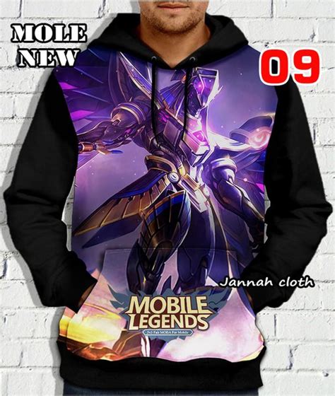 Jual Hoodie Sweater Mobile Legend Skin Kaja Skyblocker 3d Printing Di