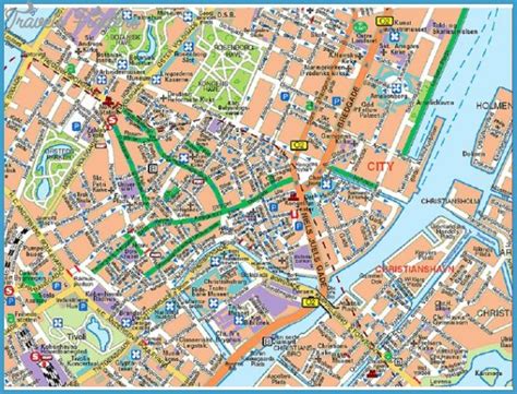 Copenhagen Map Travelsfinderscom