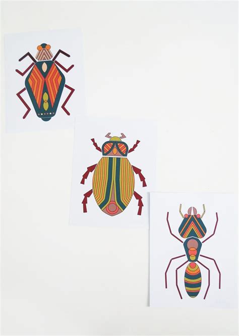 Grab These Bugs Wall Art Prints Ohoh Deco Bugs Wall Art Bug Wall