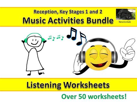 Music Listening Worksheets Reception Key Stages 1 And 2 Teaching