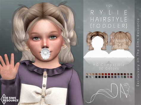 The Sims Resource Willa Hairstyle Toddler