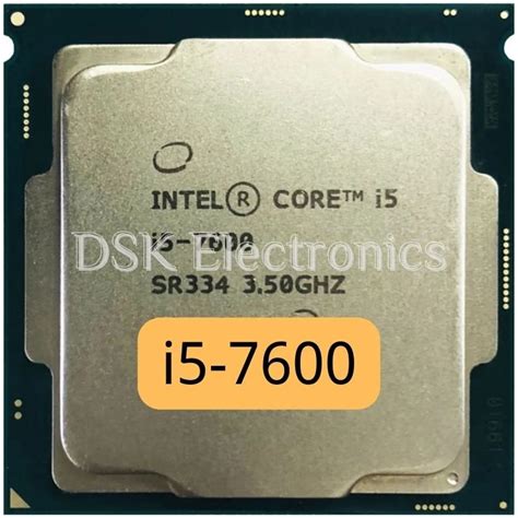 Intel Core I5 7600 I5 7600 35 Ghz Quad Core Quad Thread Cpu