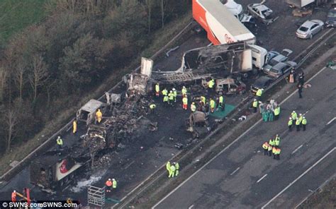 Impenetrable M5 Smog Caused By Fireworks Led To Deadly Crash After