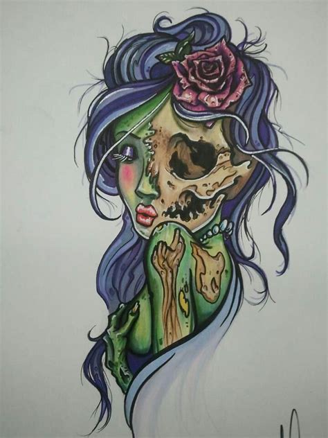 Zombie Zombie Girl Tattoos Zombie Tattoos Zombie Tattoo