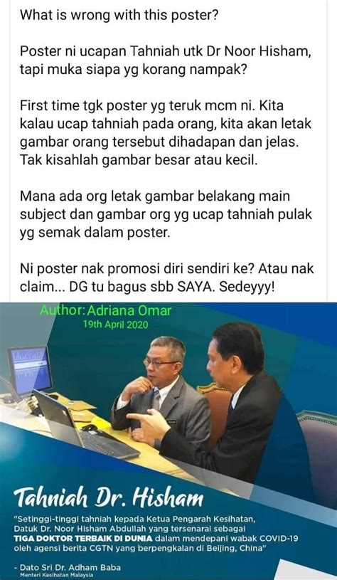 Deputi menteri kesehatan malaysia, subramaniam sathasivam mengungkapkan, hasil autopsi menunjukkan ia bertahan sekitar. STEADYAKU47 | LINK FEED — Dato Sri Dr. Adham Baba Menteri ...