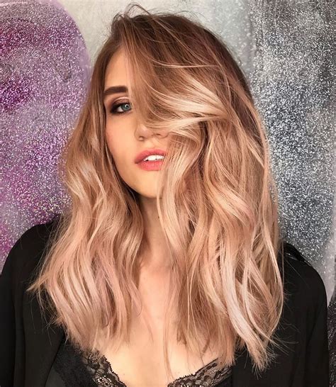 How Fascinating The Dark To Light Rose Gold Will Add Chicness To Your Long Tresses On So Many