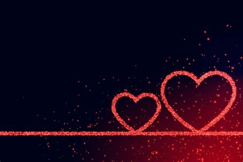 Amor Corações Fundo Romântico Para Dia Dos Namorados Vetor Grátis
