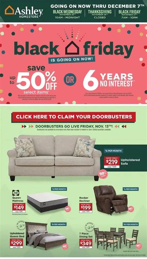 Ashley Furniture Black Friday Ad 2020 Black Friday Furniture Black Friday Furniture Deals