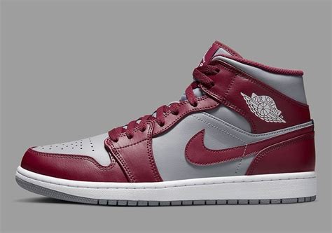 Now Available Air Jordan 1 Mid Cherrywood Red — Sneaker Shouts Air