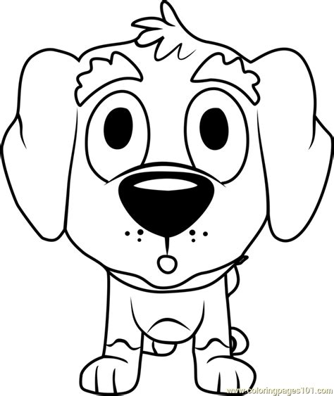 Pound Puppies Coloring Pages Warehouse Of Ideas