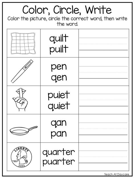 No Prep P And Q Letter Reversal Worksheets And Activities Etsy