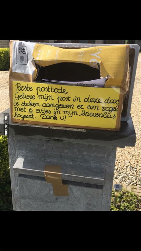 In My Village A Guy Asked The Postman To Deliver The Letters Into The