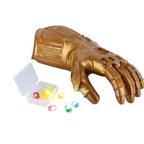 Buy Kids Thanos Glove Led Light Up Removable Magnet Gauntlet Gloves For