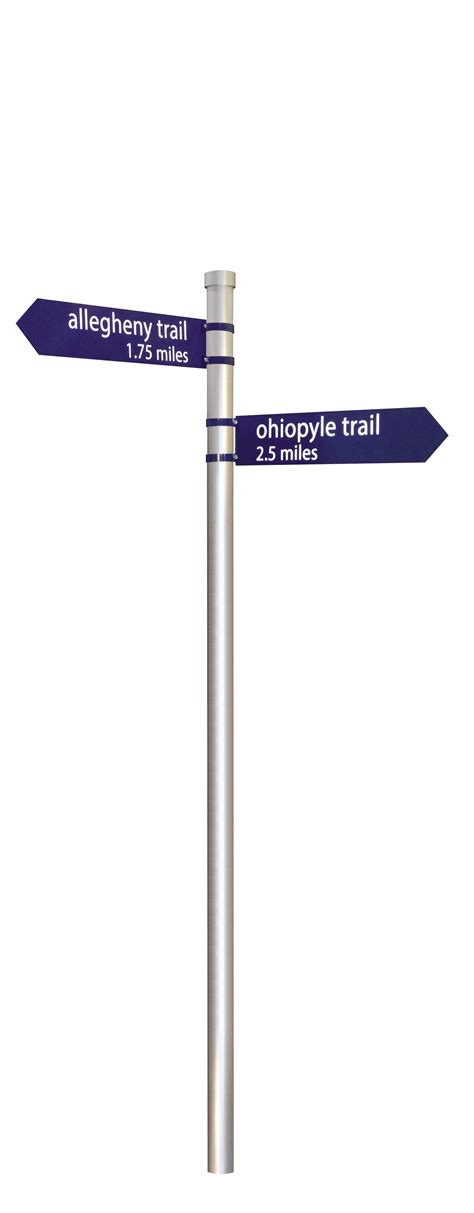 3 And 4 Od Street Sign Poles Vista Series Special Lite