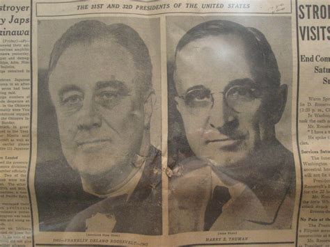 Antique 1945 Chicago Tribune Newspaper Roosevelt Dies Fdr Ww2 Western