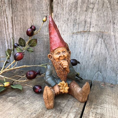 Tom Clark Mugmon Gnome Figurine Cairn Studio Etsy Etsy Tom Clark
