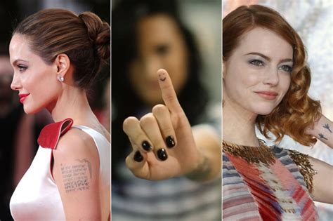10 Celebrity Tattoos With Beautiful Hidden Meanings Ewmoda